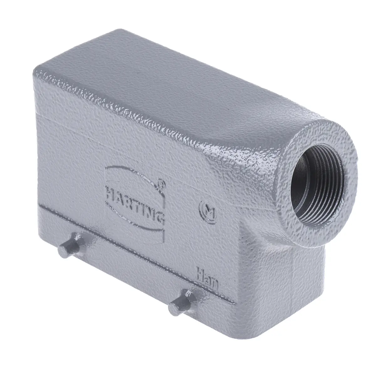 Produktfoto 1 von HARTING Han B Kappe für robusten Stromversorgungsstecker Doppelter Hebel 2 16B Steckverbinderkappe, IP65, IP66, IP67