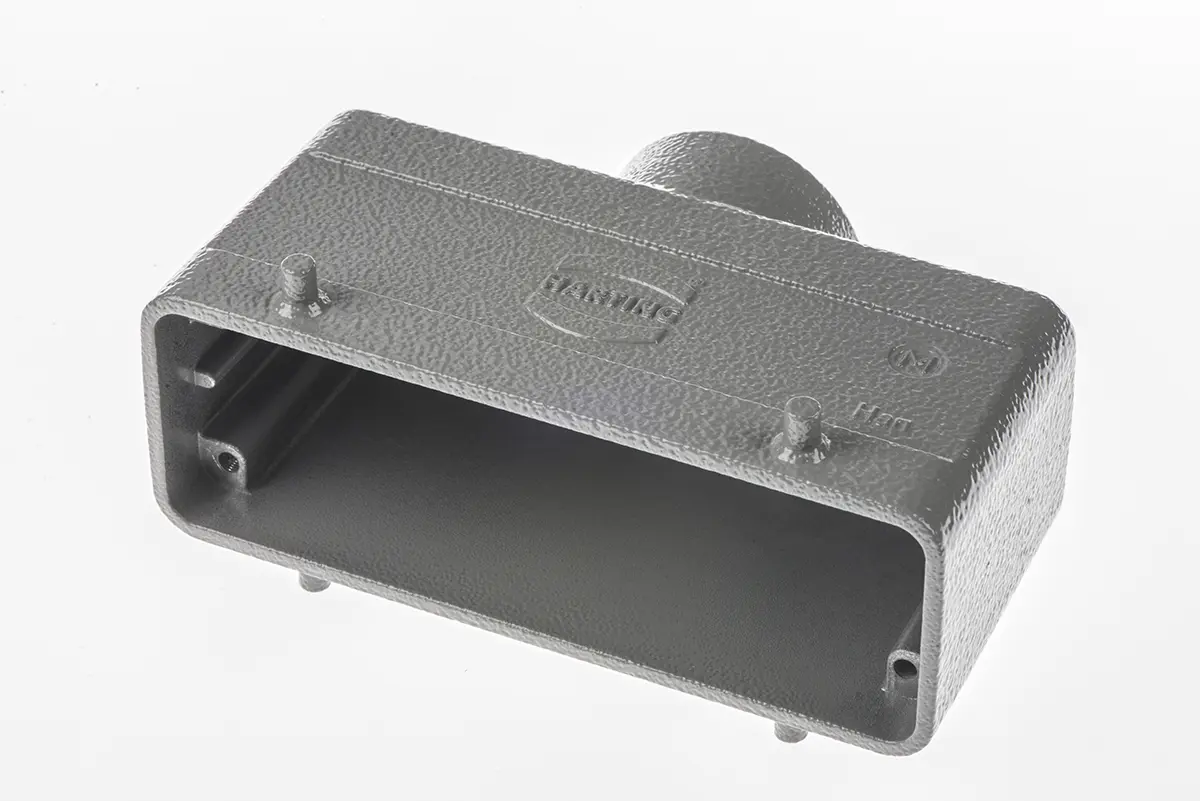 Produktfoto 1 von HARTING Han B Kappe für robusten Stromversorgungsstecker 2 Hebel 2, Anschlusshaube 24B Steckverbinderkappe, IP65, IP66,