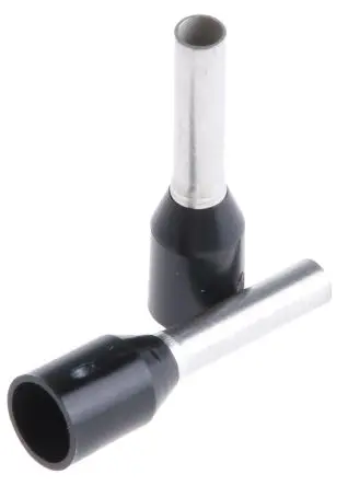 Produktfoto 1 von Weidmüller Aderendhülsen-Crimp, Stift ø 1.7 mm, Schwarz, Polypropylen, 8 mm, 14mm, Isoliert, 16 AWG max.