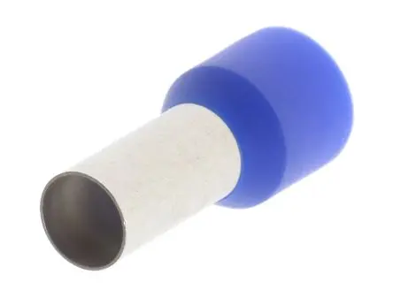 Produktfoto 1 von Weidmüller Aderendhülsen-Crimp, Stift ø 5.8 mm, Blau, Polypropylen, 12 mm, 22mm, Isoliert, 6 AWG max.