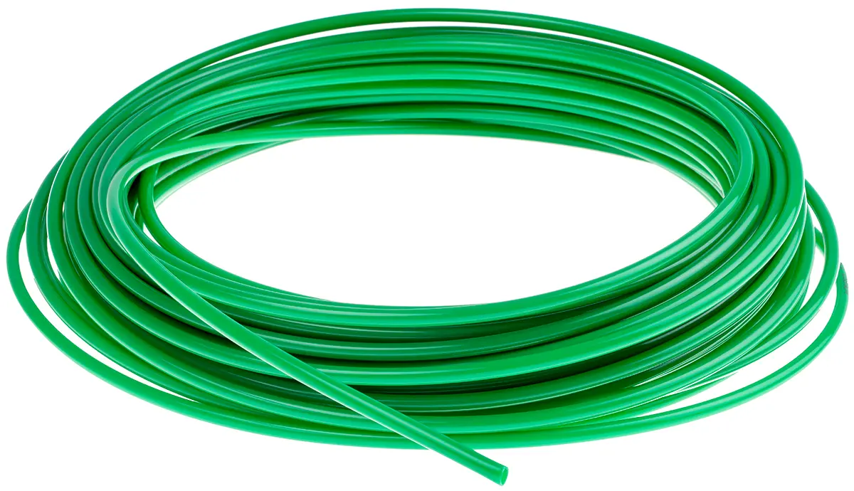 Produktfoto 1 von RS PRO NLF Druckluftrohr Nylon Grün 6 mm x 30 m bis 16 bar