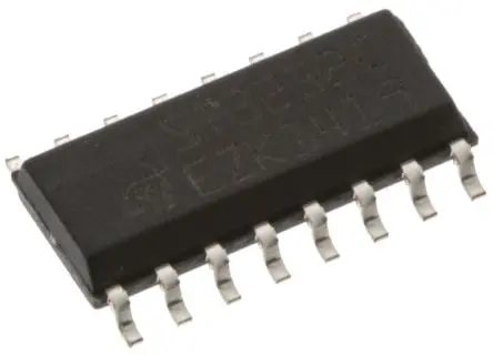 Produktfoto 1 von STMicroelectronics Leitungstransceiver Leitungstransceiver CMOS/TTL 2-Bit Differenzial 16-Pin SOIC