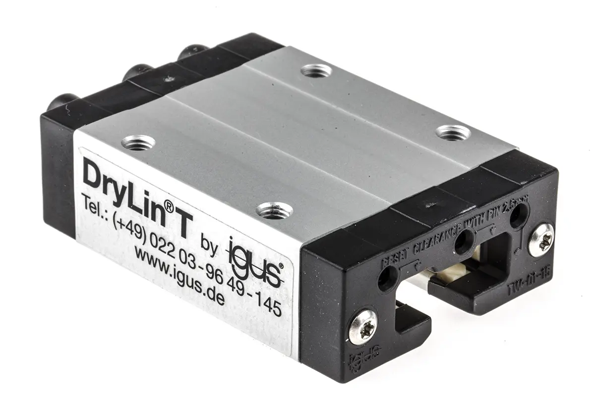 Produktfoto 1 von Igus drylin T Linearführung Schlitten, 74 mm x 47 mm, 4 kN