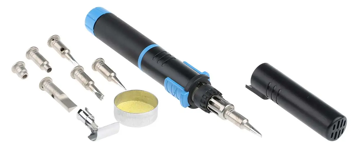 Produktfoto 1 von Ersa 130W Independent 130 Gas Schwammbehälter mit Reinigungsschwamm (Basissatz), Ablenker, Flammendüse (Profi-Set),