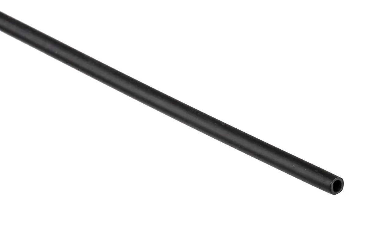 Produktfoto 1 von RS PRO Wärmeschrumpfschlauch, Polyolefin Schwarz, Ø 1.6 mm Schrumpfrate 2:1, Länge 300mm