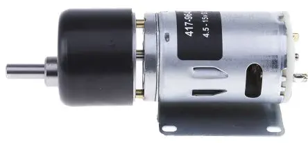 RS PRO 919D Bürsten-Getriebemotor DC-Getriebemotor bis 59 Ncm 3000:1, 12V dc / 19.8 W, 4.8U/min, Wellen-Ø 6 mm, 39mm x