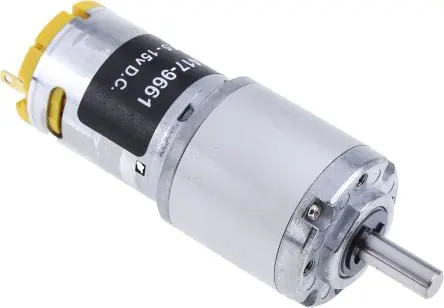 Produktfoto 1 von RS PRO 940D Bürsten-Getriebemotor DC-Getriebemotor bis 98 Ncm 100:1, 12V dc / 7.85 W, 116U/min, Wellen-Ø 6 mm, 32mm x