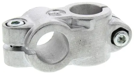 Produktfoto 1 von Rose+Krieger Verbindungskomponente, Kreuz-Klemmverbinder, Rundrohr für 40 mm, M8 25.1 mm, L. 25 mm passend für 25 mm
