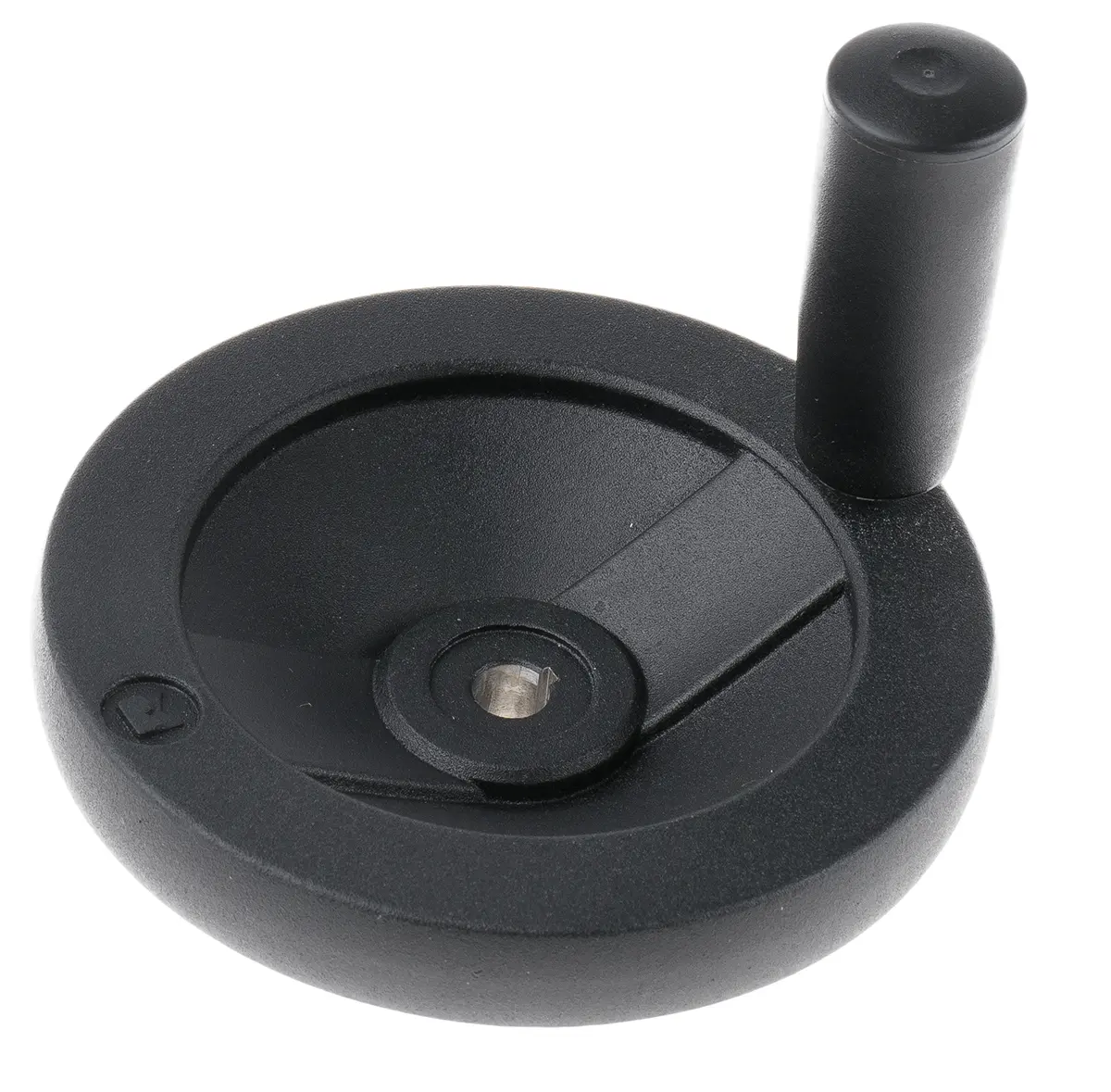 Produktfoto 1 von Rose+Krieger Speichen Handrad, Rad ø 100 mm, 8 mm, 17 mm Gebohrte Nabe, Rad Mat. Aluminiumdruckguss, Schwarz
