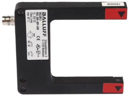 Produktfoto 1 von BALLUFF BGL Gabel Optischer Sensor, Durchgangsstrahl, PnP Ausgang, Anschluss