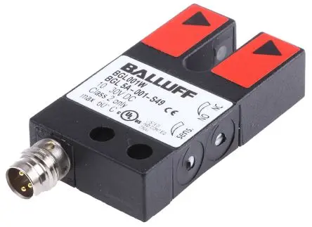 Produktfoto 1 von BALLUFF BGL Gabel Optischer Sensor, Durchgangsstrahl, PnP Ausgang, Anschluss