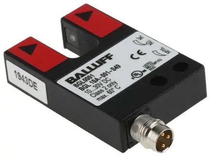 Produktfoto 1 von BALLUFF BGL Gabel Optischer Sensor, Durchgangsstrahl, PnP Ausgang, Anschluss