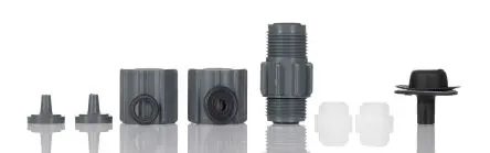 Produktfoto 1 von ProMinent Pumpenzubehör, (1) Dichtungssatz, (1) Saugventil, (2) Ventilkugel, (1) Membran, (1) Ablassventil, (1)