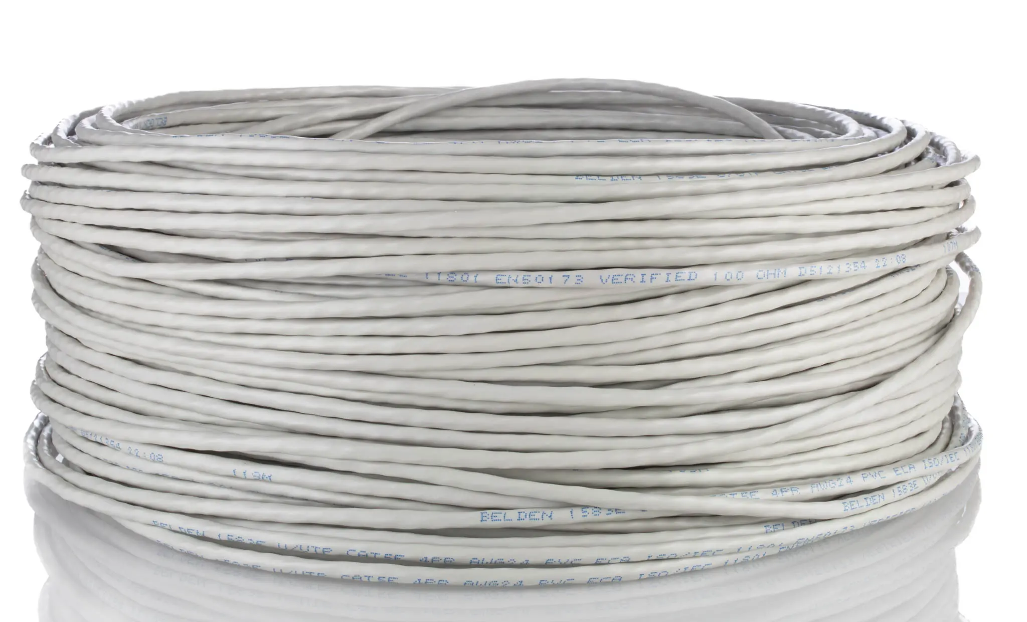 Produktfoto 1 von Belden 1583E Cat5e Ethernet-Kabel, 100 m, Grau Ungeschirmt Ungeschirmt, Aussen ø 4.7 mm Außen-ø , Polyvinylchlorid
