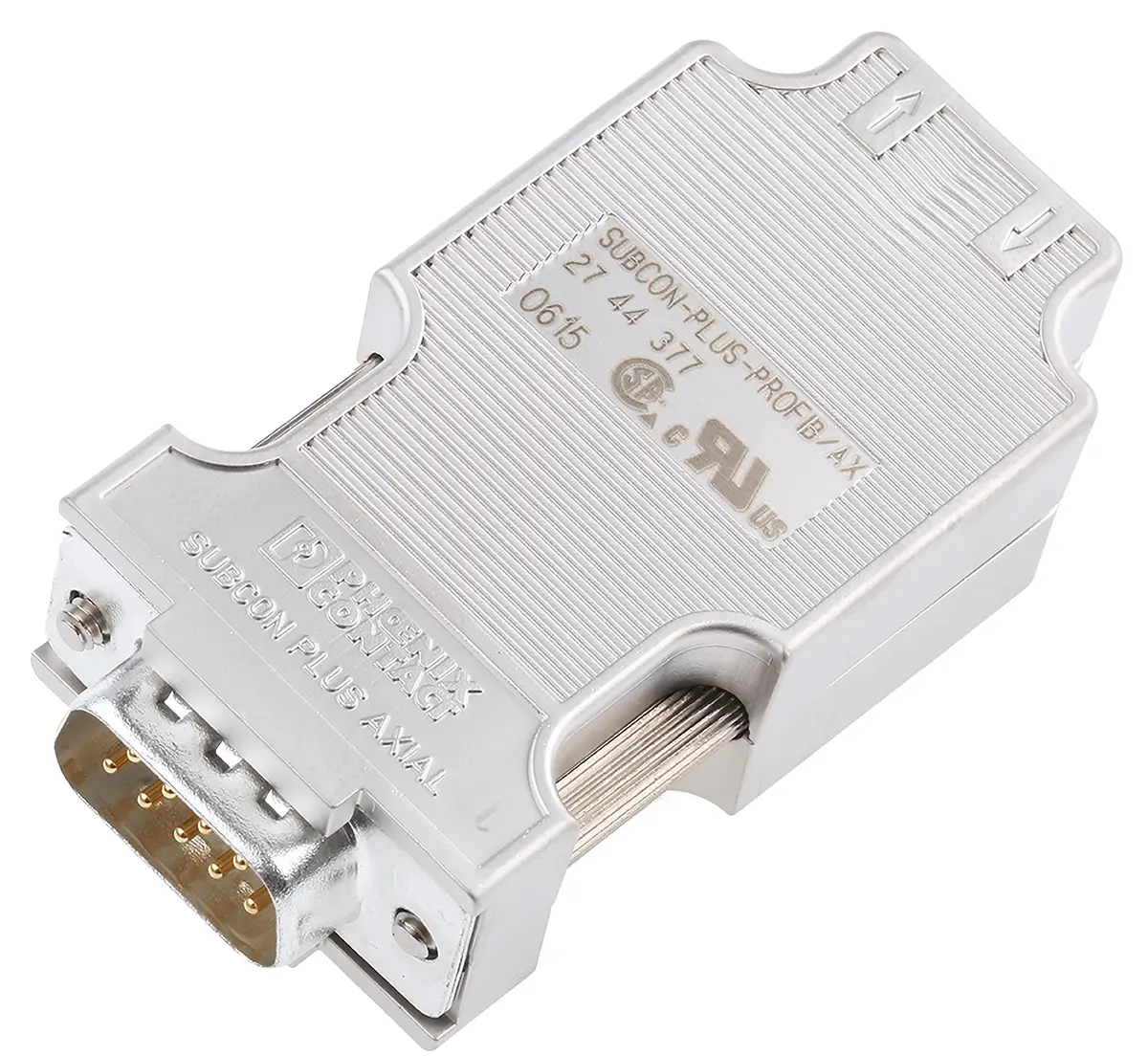 Produktfoto 1 von Phoenix Contact SUBCON-PLUS-PROFIB/AX D-Sub-Steckverbinder Gerade, 9-polig, Kabel Stecker