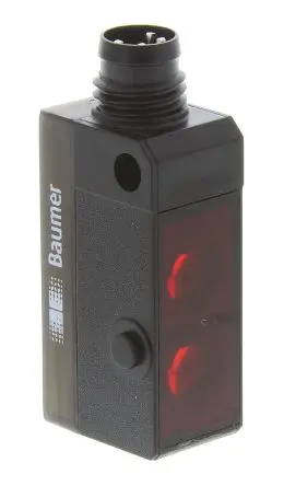Produktfoto 1 von Baumer FHDK 10P Kubisch Optischer Sensor, Diffus, PnP Ausgang, 4-polig M8