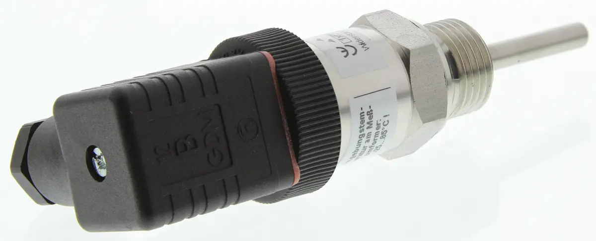 Produktfoto 1 von Electrotherm PT100 G1/2 Widerstandsthermometer Ø 6mm x 50mm, 0°C → +200°C