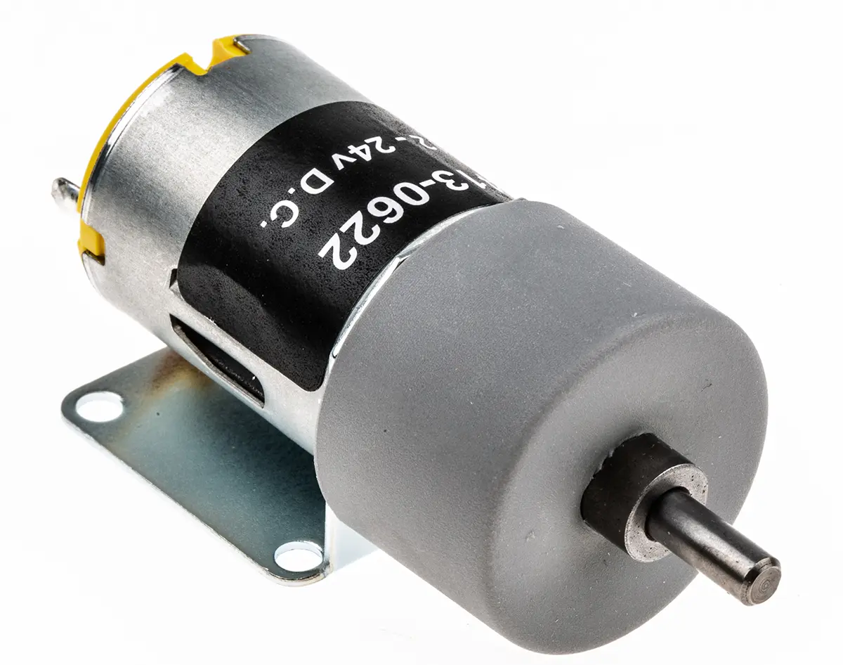 Produktfoto 1 von RS PRO 918D Bürsten-Getriebemotor DC-Getriebemotor bis 10 Ncm, 12 V / 1.31 W, 82 rpm, Wellen-Ø 4 mm, 27 mm x 51 mm x 10