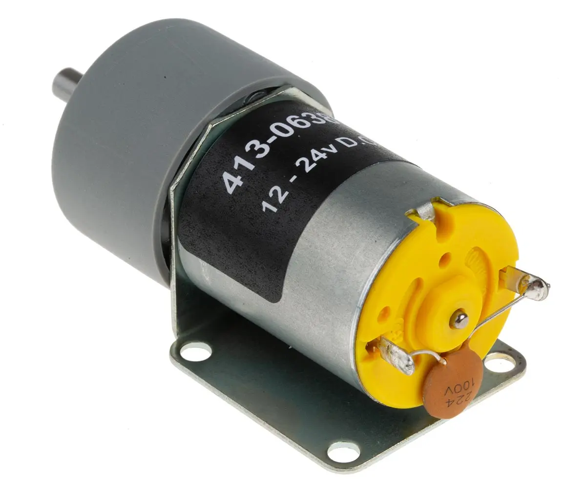 Produktfoto 1 von RS PRO 918D Bürsten-Getriebemotor DC-Getriebemotor bis 59 mNm 30:1, 12 V / 1.31 W, 274 rpm, Wellen-Ø 4 mm, 27 mm x 51 mm