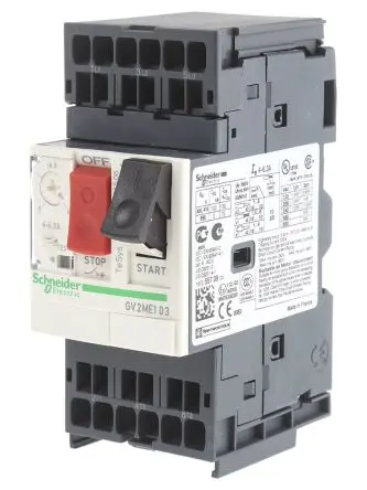 Produktfoto 1 von Schneider Electric GV2ME Motorschutzschalter, 4A, 6.3 A Schutzschalter 690V 101mm x 44.5 mm Motorschutzschalter mit