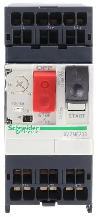 Produktfoto 1 von Schneider Electric GV2ME Motorschutzschalter, 13A, 18 A Schutzschalter 690V 101mm x 44.5 mm Motorschutzschalter mit