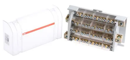 Produktfoto 1 von Entrelec Verteilerblock 11-polig / 600V 160A, Kupfer Aluminium Legierung Grau