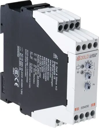Produktfoto 1 von Dold MK 7850N Zeitrelais, DIN-Hutschiene 12 to 240 V dc 12V ac, 240 V ac, 0.06 to 30 s, 0.03 to 300 min, 3 to 300 h, 2