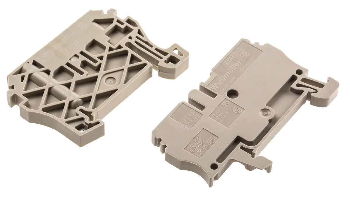 Produktfoto 1 von Weidmüller ZDU Anschlussklemmenblock DIN-Schiene 1 Dunkelbeige, 2.5 mm², 800 V Federanschlussklemme