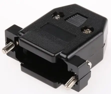 Produktfoto 1 von MH Connectors MHCCOV D-Sub-Gehäuse Gerade, 15-polig, D: D-Sub-Gehäuse Zugentlastung, Schwarz, Größe A, aus ABS
