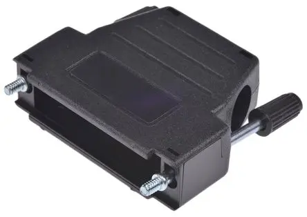 Produktfoto 1 von MH Connectors MHDSSK-T/P D-Sub-Gehäuse Abgewinkelt, Gerade, 25-polig, D: D-Sub-Gehäuse Zugentlastung, Schwarz, Größe B,