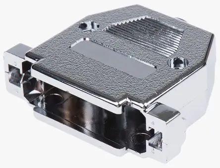 Produktfoto 1 von MH Connectors MHCCOV-MP D-Sub-Gehäuse Gerade, 25-polig, D: D-Sub-Gehäuse Zugentlastung, Silber, Größe B, aus ABS