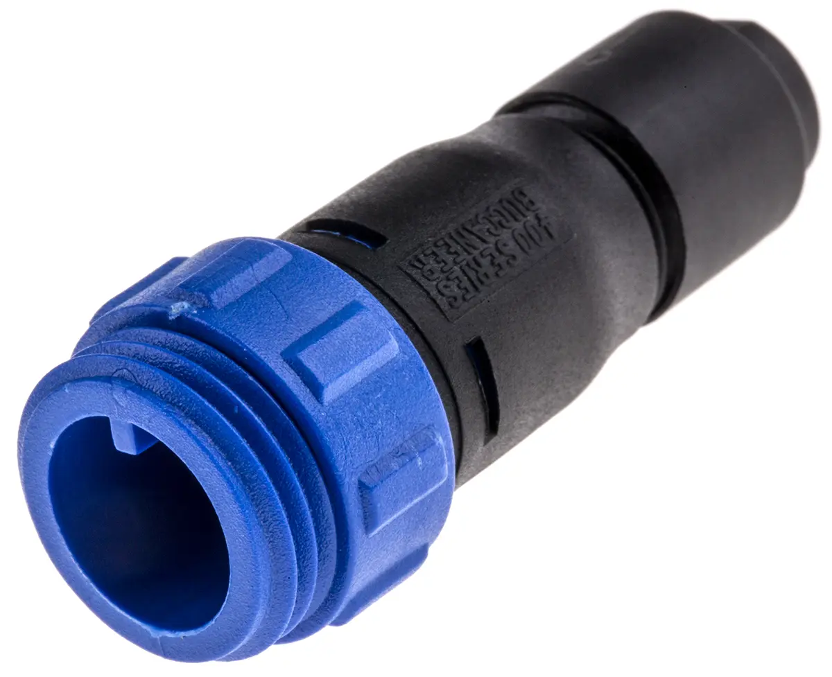 Produktfoto 1 von Bulgin Buccaneer 400 19 Miniature Rundsteckverbinder Stecker 3-polig Stecker 8A Kabel IP68