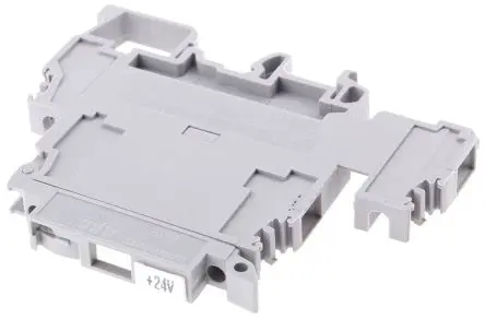 Produktfoto 1 von Entrelec M Reihenklemme mit Sicherungshalter 2 Grau, 4mm², 6 mm², 500V Schraubbefestigung Abgesichert