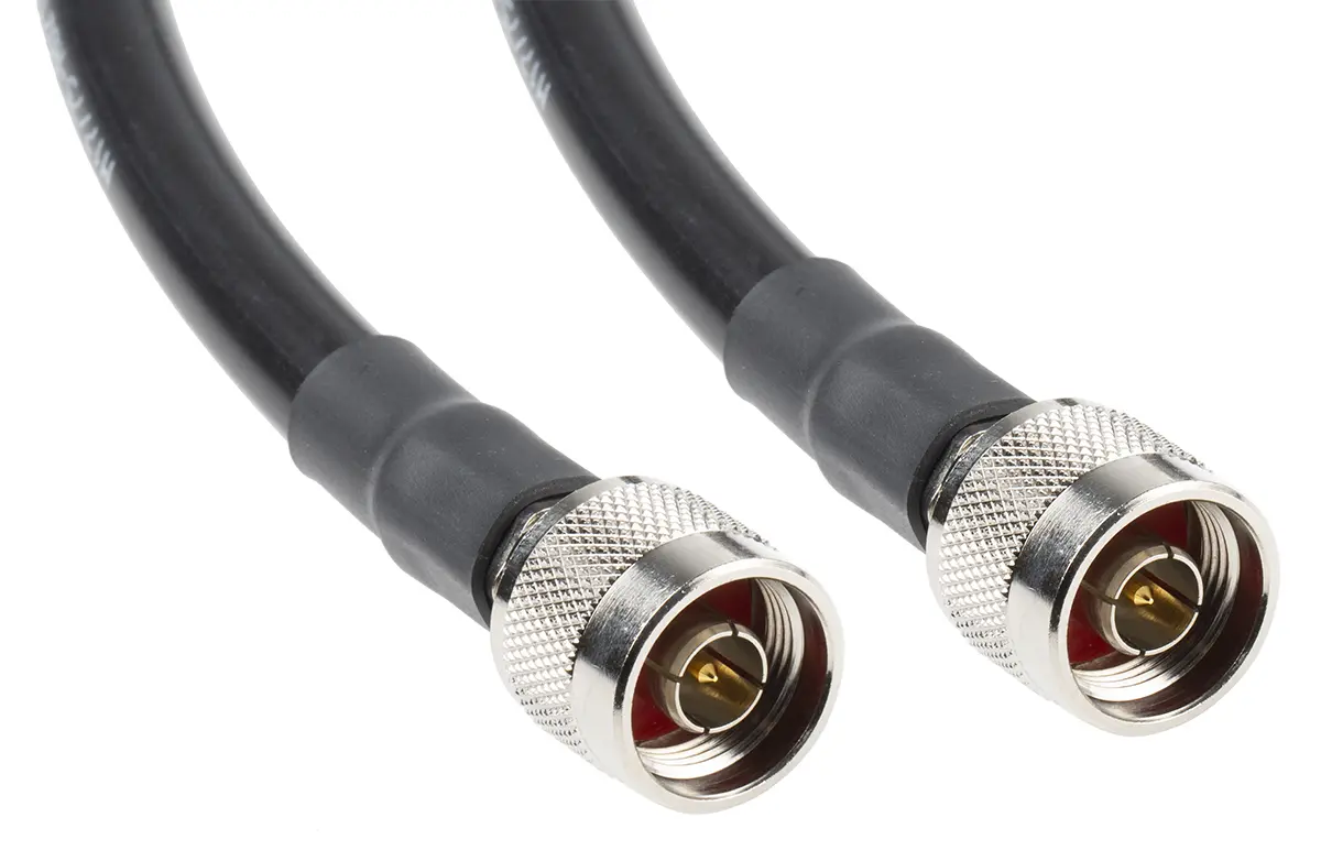 RS PRO N Type RG214 Koaxialkabel, Abgeschlossen, 50 Ω, 2 m, Schwarz