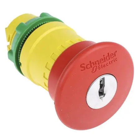 Produktfoto 1 von Schneider Electric Harmony Not-Aus-Drucktaster, Panel, Ø 22 mm, Rot IP66, IP67, IP69K, 40mm, x 79 mm,