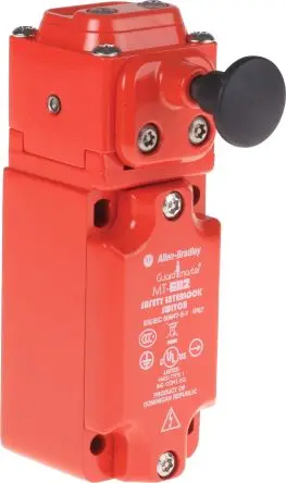 Produktfoto 1 von Allen Bradley Guardmaster 440K Sicherheits-Verriegelungsschalter Mit Schlüssel Verriegelung 1 Schließer Zink