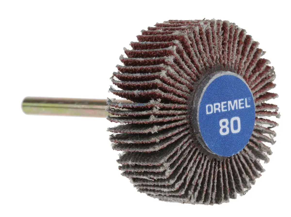 Produktfoto 1 von Dremel Schleifscheibe, Korngröße P80 Aluminiumbeschichtet Grob, Fein, 28.6 mm x 9.5 mm, 35000 rpm