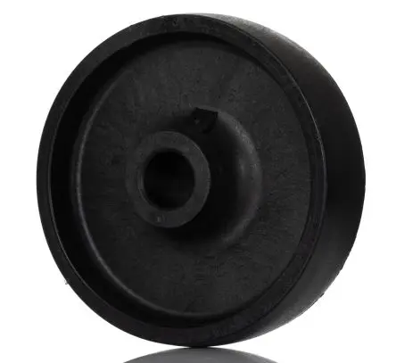 Produktfoto 1 von LAG Rollwagenrolle Schwarz, Mat. Thermoplast, 250 kg Ø 125 mm, B. 35 mm