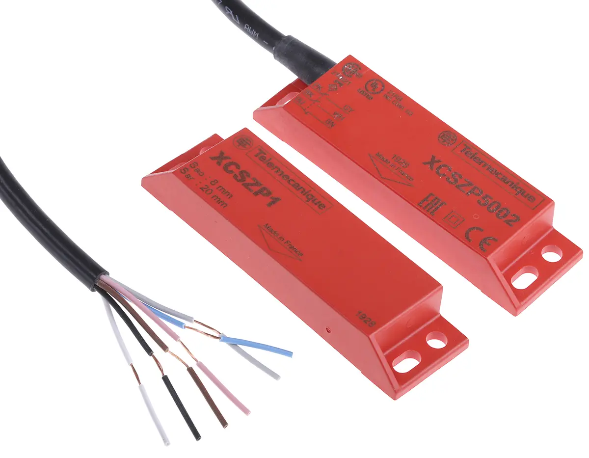 Produktfoto 1 von Telemecanique  Preventa XCS-DMP Kabel Berührungsloser Sicherheitsschalter aus Kunststoff 24V dc, Öffner / 2Schließer,