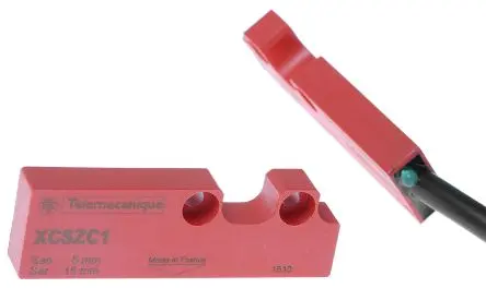 Produktfoto 1 von Telemecanique Sensors XCS-DMC Magnetisch Kabel Berührungsloser Sicherheitsschalter 100V dc aus Kunststoff, 2 Öffner,