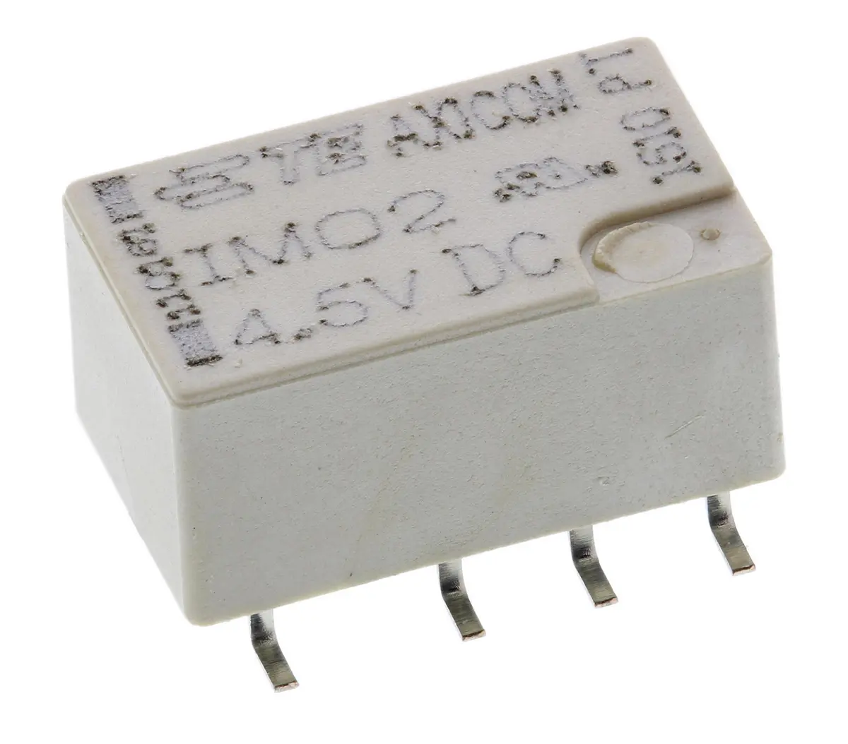 Produktfoto 1 von TE Connectivity IM Signalrelais Oberfläche, 4.5 V dc Spule, 2-poliger Umschalter, max. 2 A, 250 V / 220 V, Lot