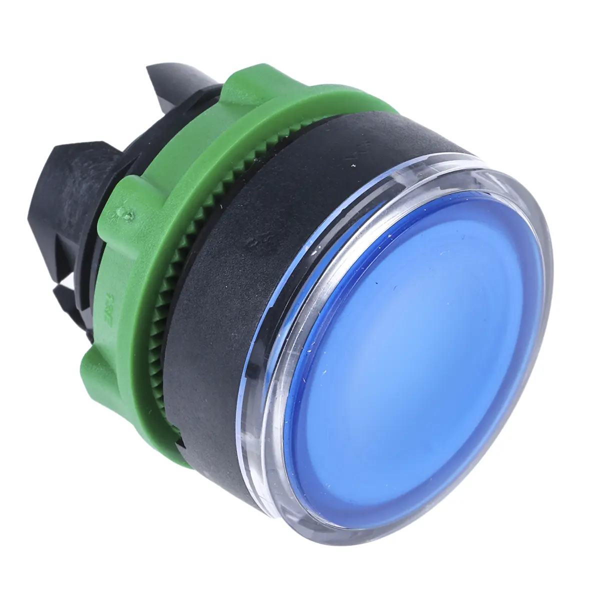 Produktfoto 1 von Schneider Electric Harmony Drucktastenkopf Ø 22 mm, Blau Tastend Rund Rund Kunststoff, IP66