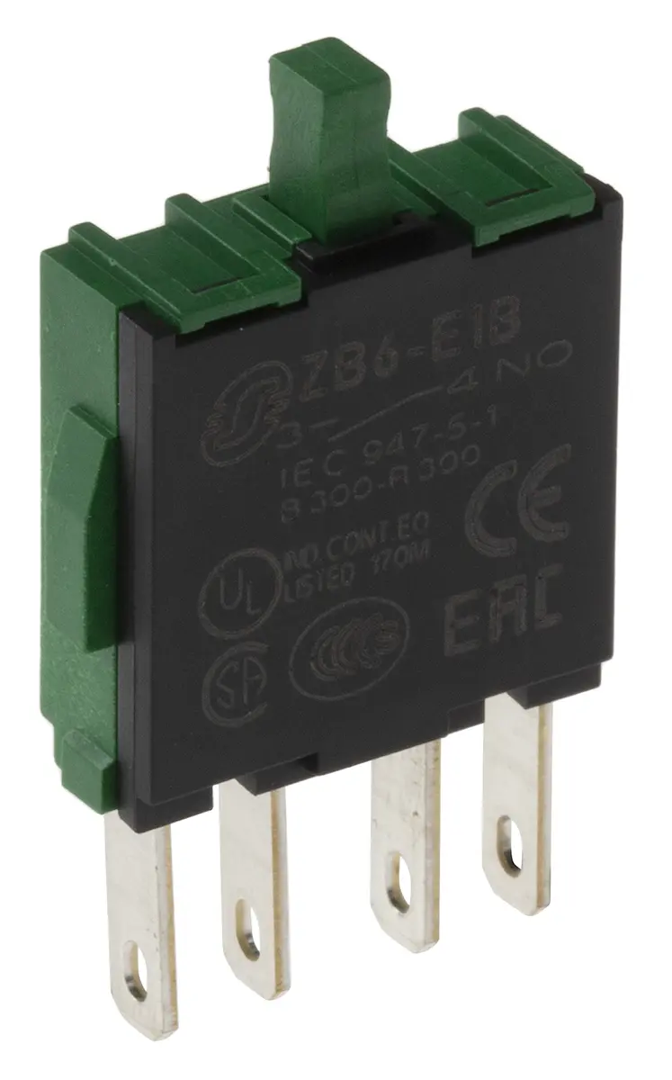Produktfoto 1 von Schneider Electric Harmony Kontaktblock 1 Schließer 250V FASTON