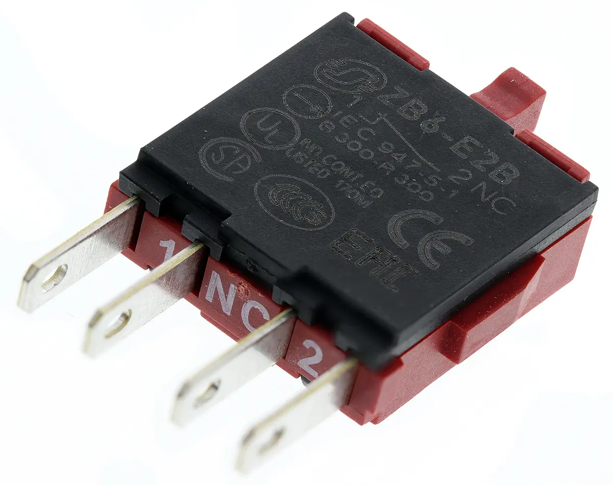 Produktfoto 1 von Schneider Electric Harmony Kontaktblock LED 1 Öffner 250V FASTON