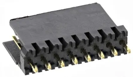 Produktfoto 1 von Wurth Elektronik 475 Leiterplattenleiste, 8-polig / 1-reihig, Raster 2.54 mm Raster, Kabel-Platine, Ummantelt