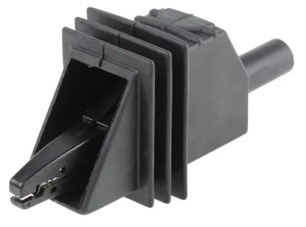 Produktfoto 1 von RS PRO Vernickelt 20 mm Krokodilklemme, Schwarz, 10A Isoliert