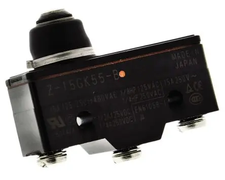 Produktfoto 1 von Omron Z Endschalter, Federstößel 1-poliger Umschalter, IP00 250V ac 15A