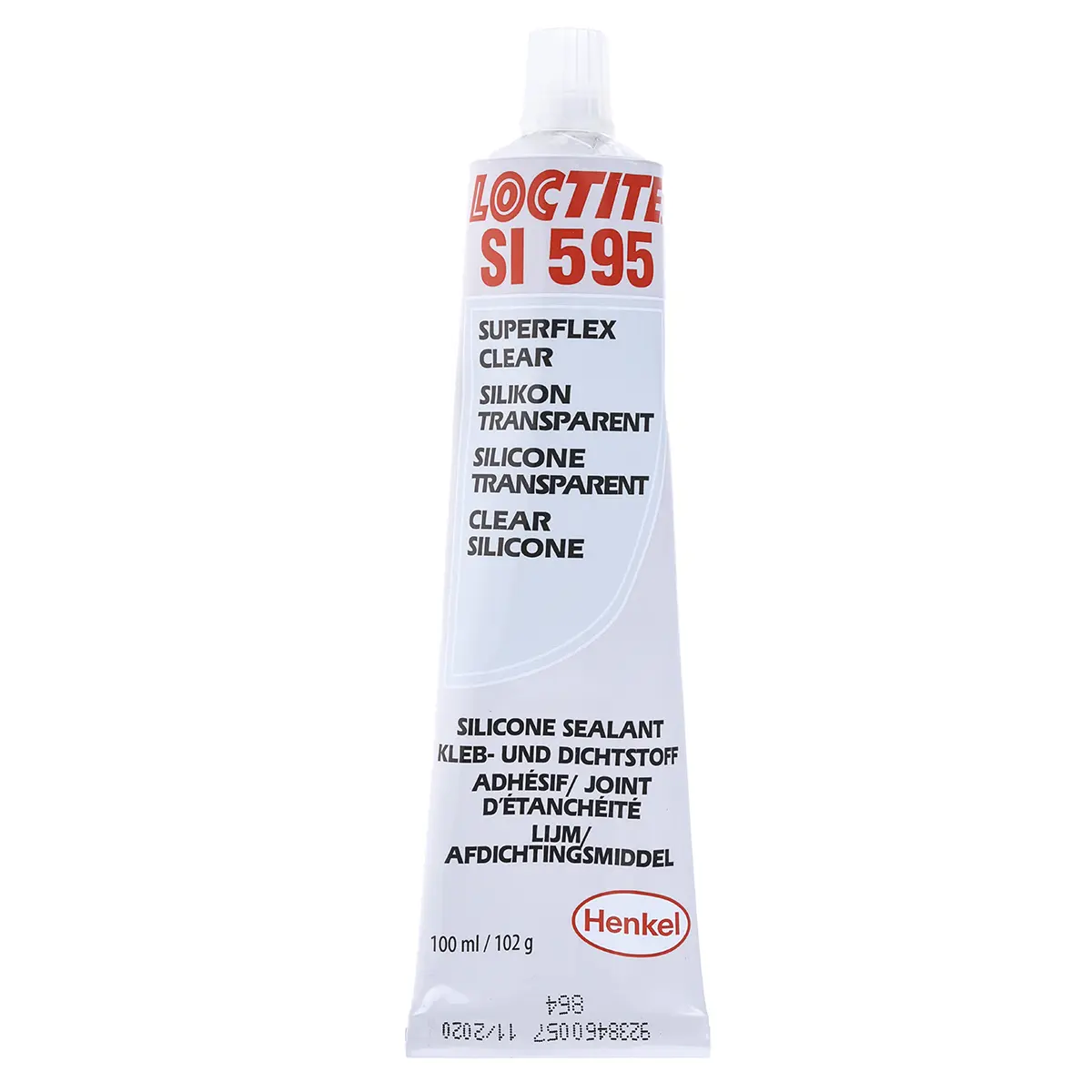 Produktfoto 1 von 595 Dichtmittel Klar Paste, Rohr 100 ml, 250 °C, -60 °C