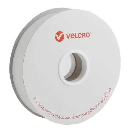 Produktfoto 1 von Velcro Klettband, 22mm x 5 m, Weiß