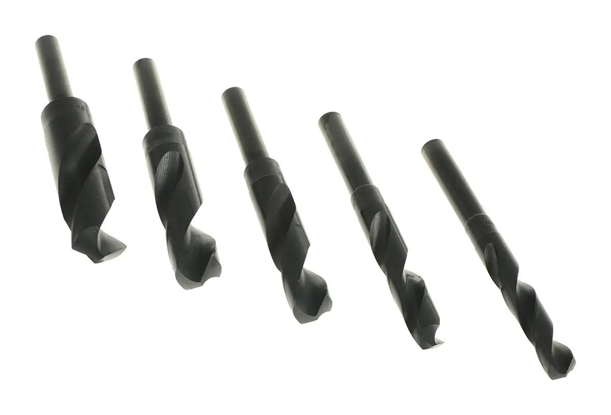 Produktfoto 1 von RS PRO HSS Drehung Satz 0.5625 in → 1 in, 5-teilig für Metall